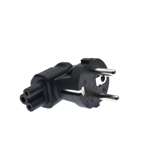 Image of Efillooc C5 Plug Top Converter Replacement Plug for Asus, Lenovo Laptop Power Cable 3 Pin AC Power Plug (2 Pin EU C5)