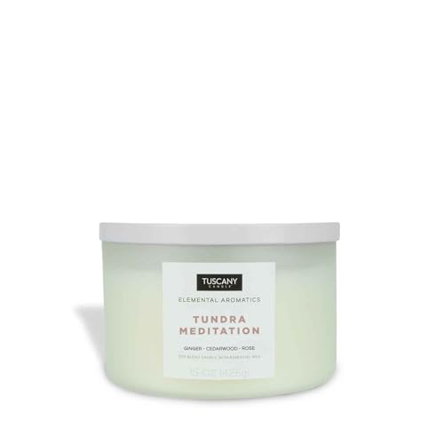 Tuscany Candle Tundra Meditation: Ginger Scented Aromatherapy Candle, 15 oz