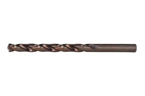 Image of Century Drill & Tool 26819 Cobalt Drill Bit, 19 /64 inch, Pro Pack of 3 | Straight shank, 4-3 /8 inch overall length, 135 point, cuts stainless steel, hard metals & metal