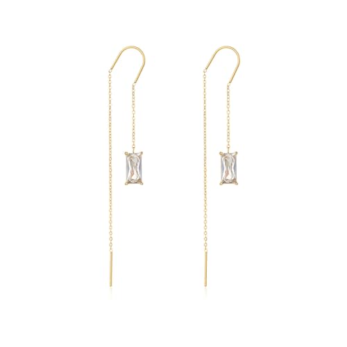 Boucles d'oreilles blanches à franges en acier parfaites pour vos soirées et looks d'été