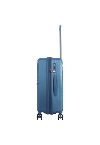 Resort Suitcase/Luggage/Trolley 65 cm - 8 Wheels Blue3