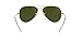 Ray-Ban Unisex RB3025 Classic Mirrored Aviator Sunglasses, Matte Gold/Green Mirrored Fuchsia, 58 mm
