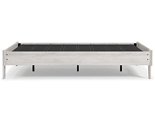 Signature Design By Ashley Shawburn Modern Farmhouse Platform Bed, Queen, Whitewash #TOP4
