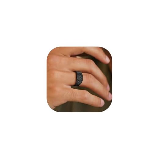 PROSTEEL Eye of Horus Ankh Rings