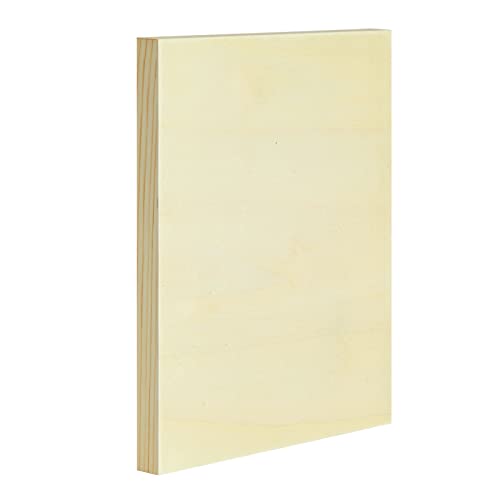 image for Juvale Unfinished Wood Canvas Boards for Painting, 8x10 Inch Deep Crad