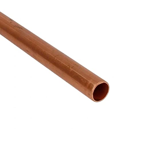 Tubo de cobre 2 x 1 m longitudes BS EN1057 tubo de cobre británico 15 mm y 22 mm (2, 15 mm) Cover