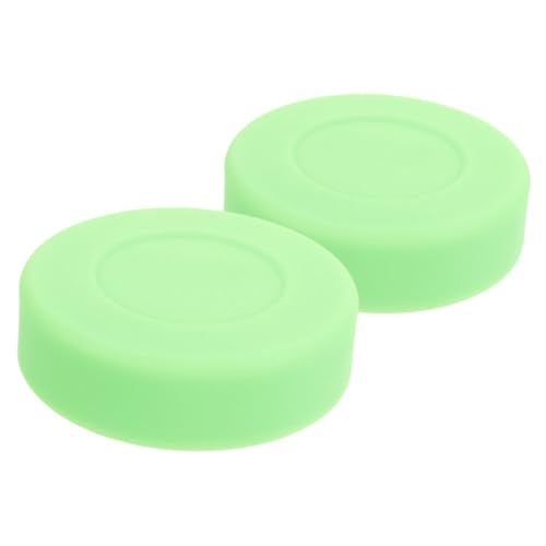 GOOHOCHY Roller Skating Ice Hockey Pucks 2 Pack Training Pucks for Sports Enthusiasts PVC Material