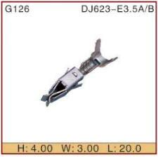 Davitu Cables, Adapters & Sockets - 50/100/200/500/1000 pcs/lots DJ623-E3.5A car splices wire terminal Crimp terminal 964286-1 - (Color Name: 1000 pcs)
