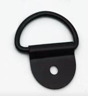 Lot de 20 anneaux d'arrimage en D pour remorque, en acier inoxydable, avec vis avec charge de 100 kg, pour remorque, camion, bateau de camping, mécanique, crochet en D avec 20 vis