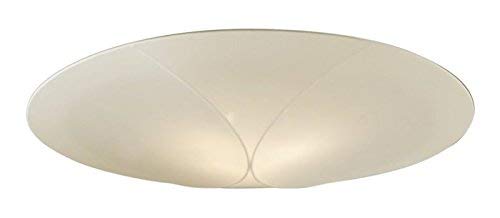 Deckenlampe Raja Stoffschirm Rund EVG Energiesparlampe Ø60cm Weiß Stoff Schirm
