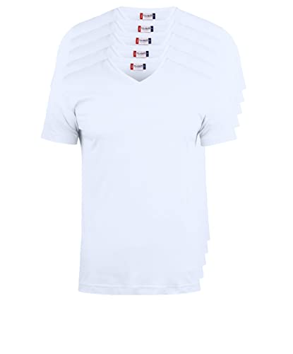 CliQue Shirt Mixte en coton pour homme et femme coupe droite confortable