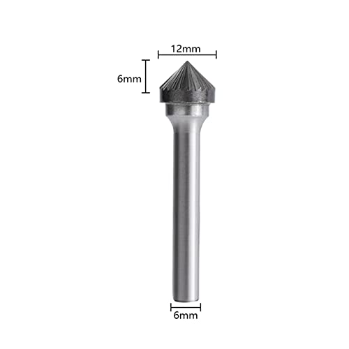 Punta fresadora rotativa carburo 6mm 1 pieza miniatura 2