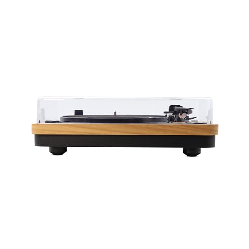 METRONIC Platine Vinyle Bluetooth Effet Bois 33/45/78 Tours avec Hauts Parleurs intégrés – 477361 - Les Beatles, Paul McCartney, John Lennon, RIngo Starr, George Harrison METRONIC Platine Vinyle Bluetooth Effet Bois 33/45/78 Tours avec Hauts Parleurs intégrés - 477361 – Image 3