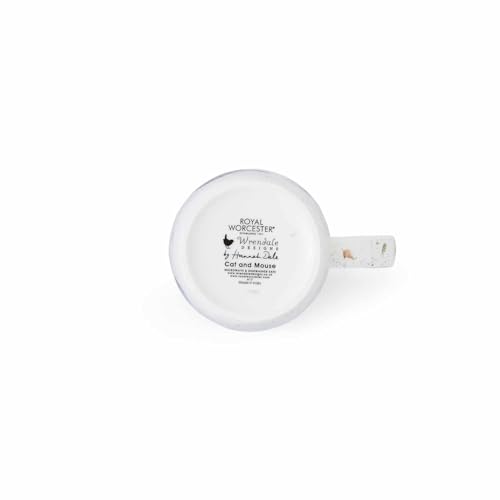 Taza Royal Worcester Wrendale Designs 11 oz Cat And A Mouse miniatura 3