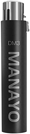 MANAYO In-line Microphone Pream, Mic Booster Preamplifier for Dynamic and Passive Ribbon Microphones (Black)