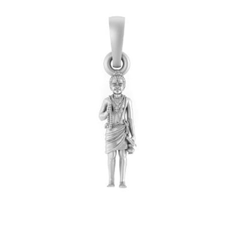 Pendentif Swaminarayan en argent 925 de haute joaillerie