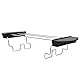 Operitacx Toaster Warming Rack Edelstahl Sandwich Racks Brot Toast Rack Brot Laib Scheibenhalter Grillw rmungsregale Toaster Accessoires für Heimküche 26 cm Toaster