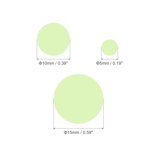 Set adhesivos decorativos fosforescentes para pared miniatura 2