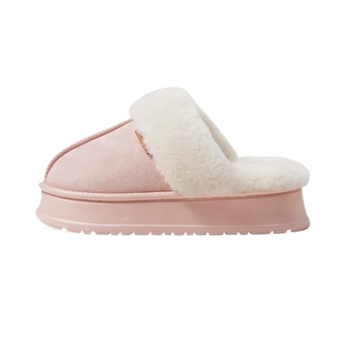 Chaussures d'hiver chaudes de couleur rouge en taille 36/37 pour la maison