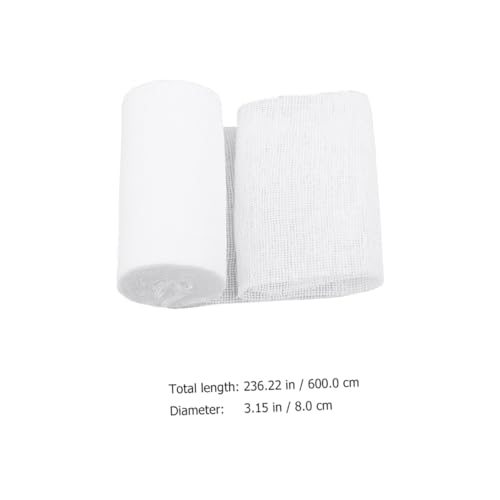 CALLARON 10pcs Conforming Gauze Rolls 8x600cm Vendaje Descartable para Emergencias y Lesiones Deportivas miniatura 2