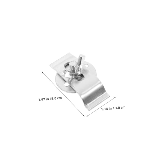 Clips de fixation évier en lot de 30 pinces de serrage argent