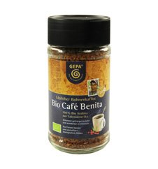 GEPA Premium Bio Café Benita - Instant Kaffee - 1 Karton (6 x 100g) Fair Trade Kaffee