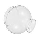 Compatibilité étendue : ce remplacement de cheminée en verre pour lampe à pétrole est conçu pour s’adapter à la plupart des bases de lanternes et de lampes, ce qui en fait un abat-jour en verre polyvalent pour les lampes à pétrole de type tempête et les modèles de globes de lampes vintage, abat-jour sphérique en verre, globes de lanternes à pétrole