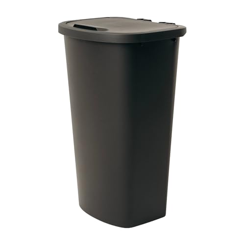 Caneca de Basura Plástica Alta y Estrecha con Tapa