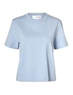 Timeless T-shirt for women, box-fit Short sleeve, crew neck, pull-on Clothing