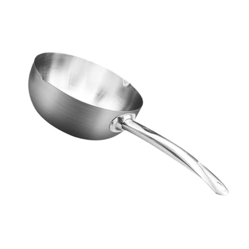 Holibanna Pote De Leche Práctico De Acero Inoxidable Olla Para Cocinar Derretir y Freír Para Leche Caliente y Repostería