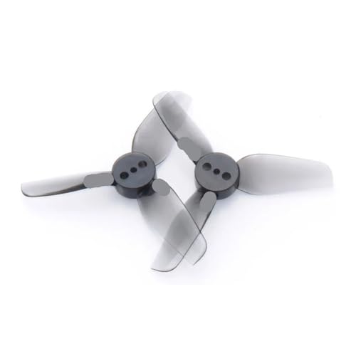 Hélice T2X2X3 3 pales 10CW 10CCW gris pour drone FPV 2 pouces