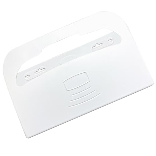 Distributeur mural de papier toilette porte-rouleau blanc en ABS