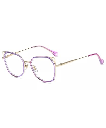 Image of Firmoo Cat Eye Blue Light Reading Glasses for Women, Stylish Cateye Computer Reading Glasses, UV400 Protection
