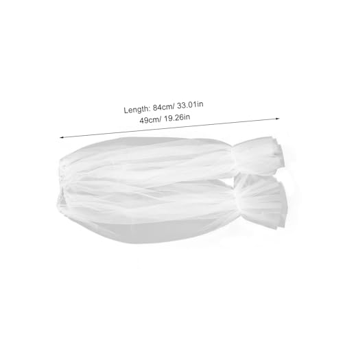 Guantes de novia tul para transformar vestidos sencillos en trajes de noche solemnes 2