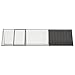 Tidyard Rabbit Cage Anthracite 119.1 x 31.7 x 28 Inch Galvanized Steel Chicken Coop House, Hen Poultry Pet Guinea Pig Small Animal Cage Rabbit Hutch for Garden, Terrace, Backyard