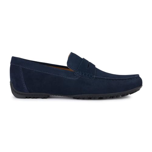 Geox Homme U Cosmopolis + Grip Moccasin, Bleu Marine, 42 EU