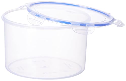 Image of Aristo Lock & Fresh 1020 Plastic Storage Container For Storing grains, pulses, rice, wheat etc Set of 3-3800 ML, Transparent Clear, large (LOCK&FRESH1020) (22(D) x 14.5 CM)