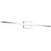 LED 39.4 inch Bathroom Vanity Lighting Fixtures Stainless Steel Bath Mirror Lamps Wall Lights