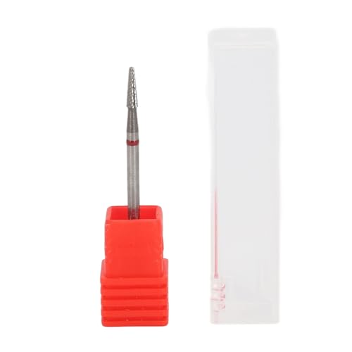 Broca de acero tungsteno para cutículas con caja miniatura 6