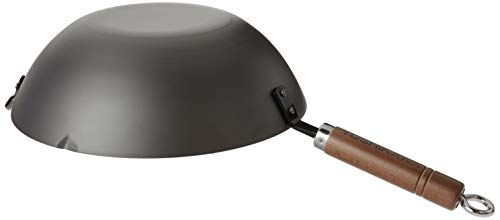 YOSHIKAWA 89916-1 Black Steel Beijing Wok - Image 4