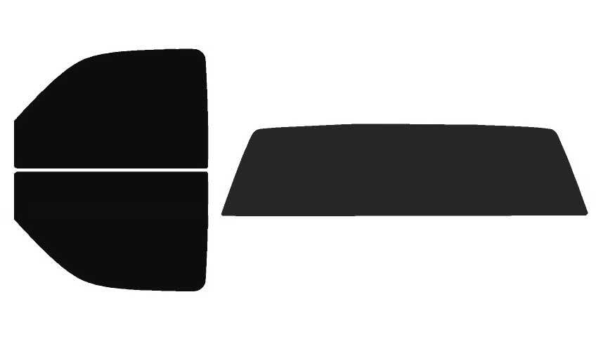 The Tint Effect Precut Window Tint Kit Compatible with Chevrolet Silverado 2500 Regular 2-Door Cab Truck (2000-2007)(Full Truck 5% Front / 15% Rear and Solid Rear) Automotive Film
