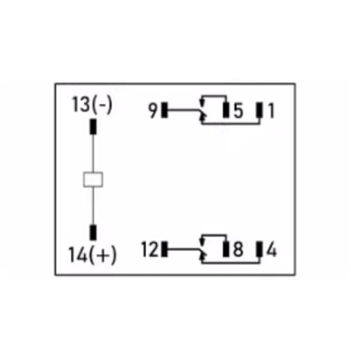 Relais intermédiaire CDZ9-52PL 5A à commutation rapide 8 broches - 2