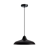 Dyberg Larsen - Futura Schwarz/Weiß Pendelleuchte D40 - Metall - 20W LED - Innenbereich - Dänisches Design - Modern - Licht