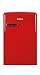 Amica VKS 15620-1 R Retro Vollraum-Kühlschrank / Chili Red (Rot) / 88cm (H) x 55cm (B) x 62cm (T) / Retro-Design / Mini-Kühlschrank