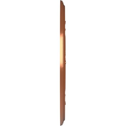 Image of Ekena Millwork CMP13BABCO Baltimore Thermoformed PVC Ceiling Medallion (Fits Canopies up to 5 1 /4 inch), 13 inchOD x 3 1 /2 inchID x 3 /4 inchP, Bright Coat Copper