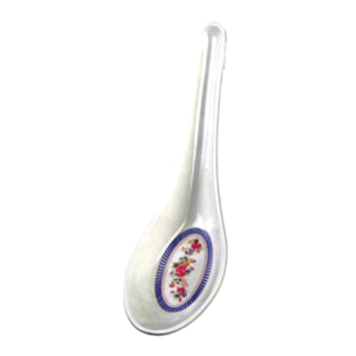 A-to-Z Supply 7004AR Spoon, 3/4 oz., 5-1/4" x 1-3/4", Break-Resistant, Dishwasher Safe, Melamine, Rose, Pack of 12