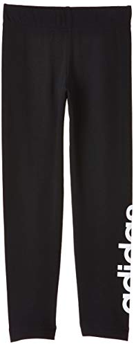 adidas Essentials Linear, Tights Bambina, Black/White, 13-14A
