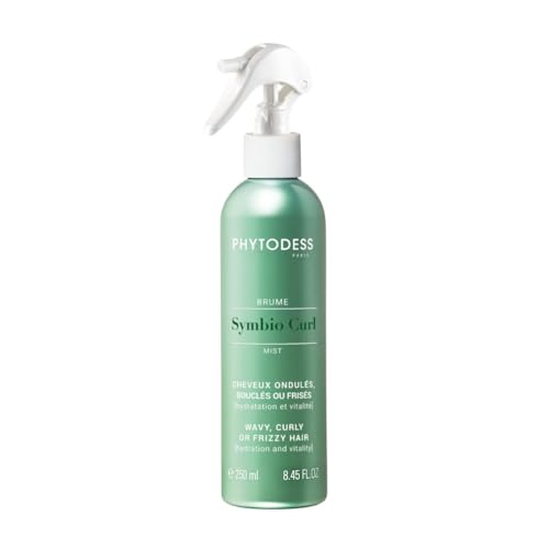 Brume SYMBIO CURL - Soin Cheveux Ondulés, Bouclés ou Frisés 250ml - Hydratation, Vitalité et Définition Naturelle des Boucles