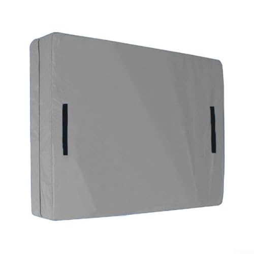Bolsa de transporte reutilizable para colchón con cremallera lateral y 8 agarres reforzados, construida con tela Oxford 210D para una protección fiable durante los movimientos (gris)
