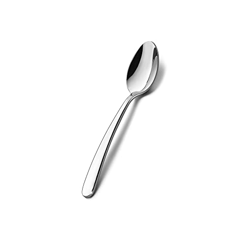HaWare 12-Pieces Teaspoons, Heavy Duty Stainless Steel 6.7 Inches Small Spoons, Modern & Elegant Design, Mirror Polished, Dishwasher Safe